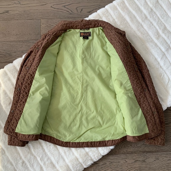 Ariat Quilted Thick Button Up Top - Picture 2 of 8